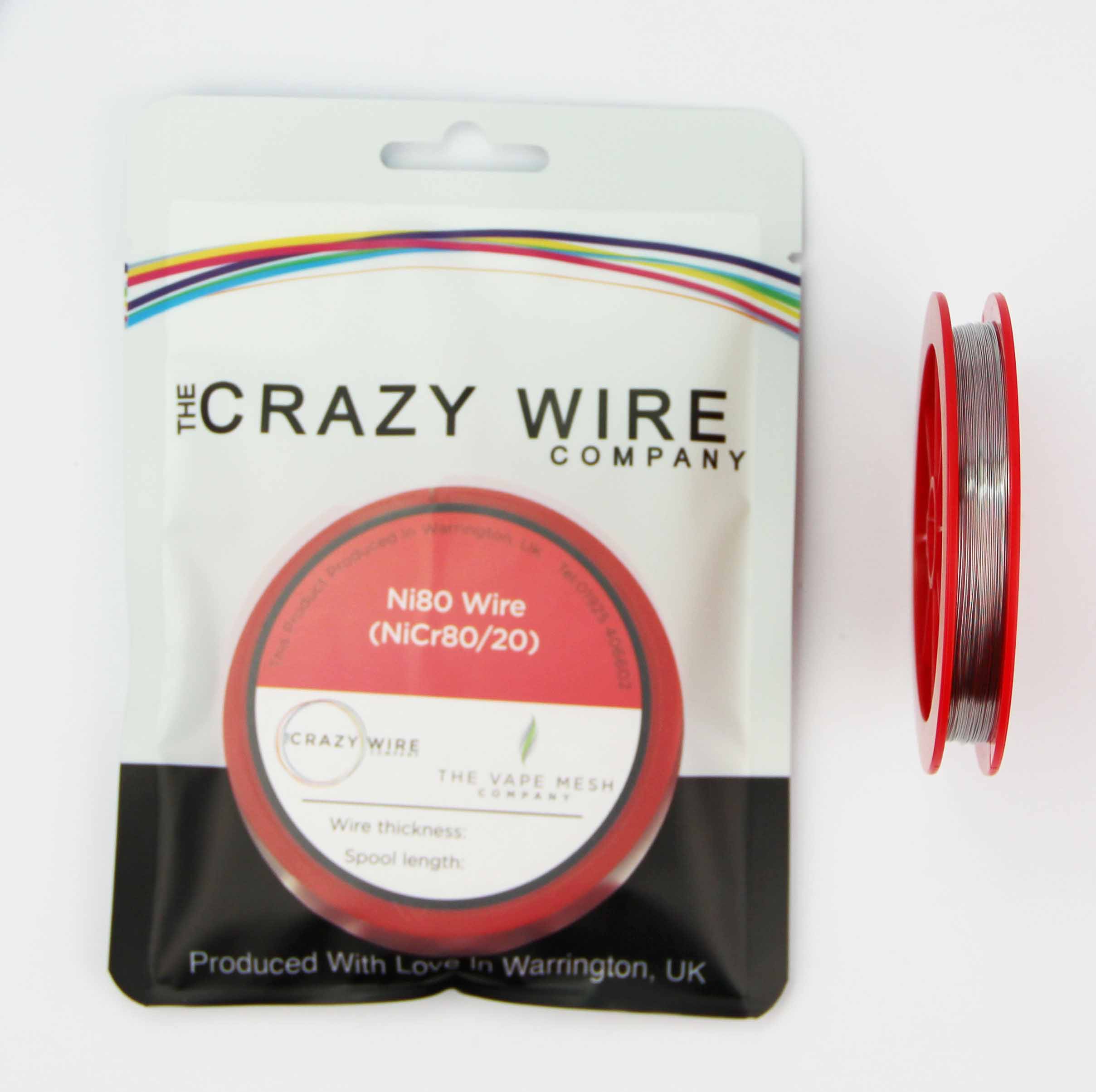 0.28mm (29 AWG) Ni80 Nickel Chrome High Resistance Wire The Crazy