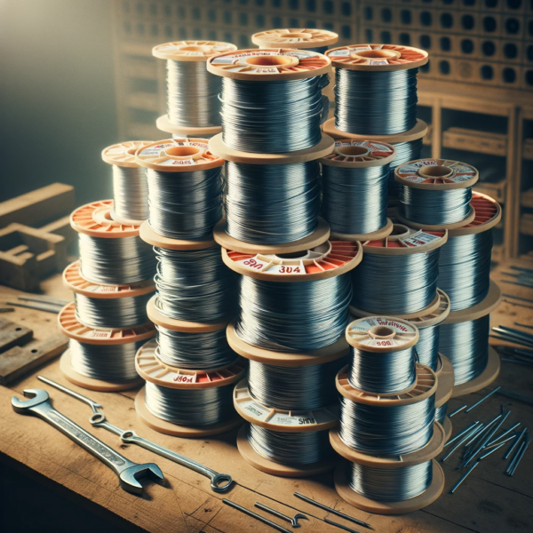 SS304 round wire spools