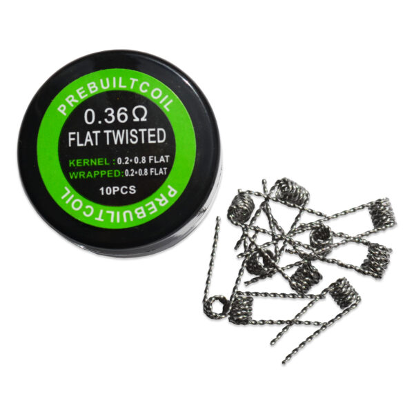 flat twisted coils