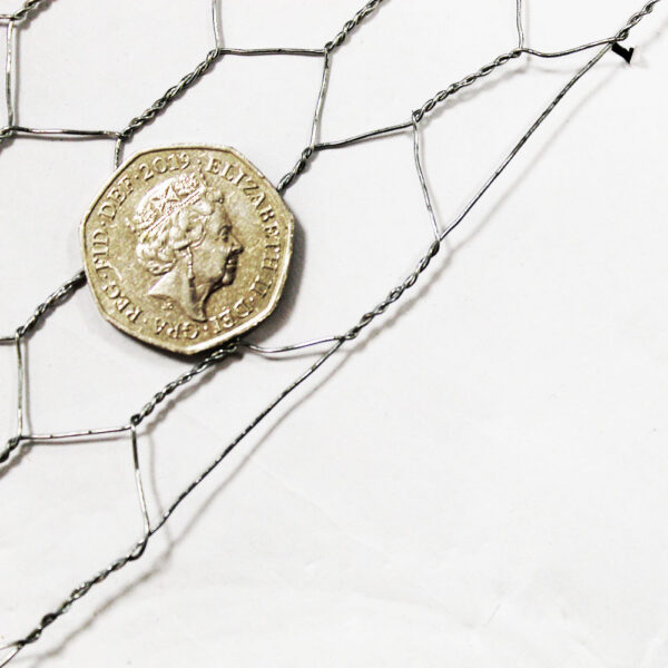 Galvanised Steel Rabbit Fencing Mesh | 19mm Hole (50m x 1200mm Roll) - Image 3