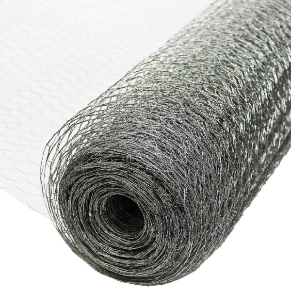 Galvanised Steel Rabbit Fencing Mesh | 19mm Hole (50m x 1200mm Roll)