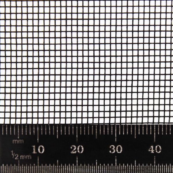 Black Fibreglass Woven Wire Fabric Mesh | 18 x 16 Holes Per Inch x 0.28mm Wire