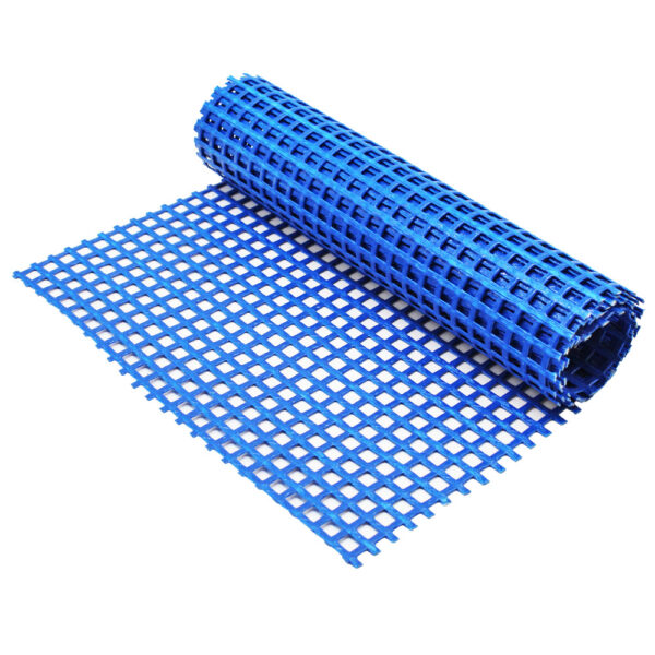 Blue PVC Lattice Metallic Mesh Wire | 9mm Square Hole - Image 3