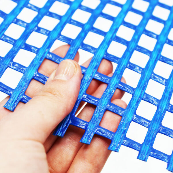 Blue PVC Lattice Metallic Mesh Wire | 9mm Square Hole - Image 7