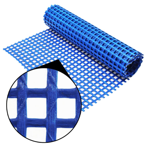 Blue PVC Lattice Metallic Mesh Wire | 9mm Square Hole - Image 9