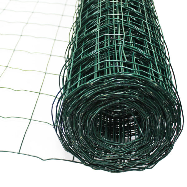 Green PVC Welded Fencing Mesh | 100mm & 50 x 100mm Hole Mesh - Image 7