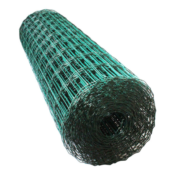 Green PVC Welded Fencing Mesh | 100mm & 50 x 100mm Hole Mesh - Image 11