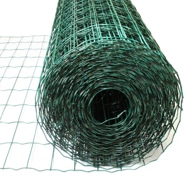 Green PVC Welded Fencing Mesh | 100mm & 50 x 100mm Hole Mesh