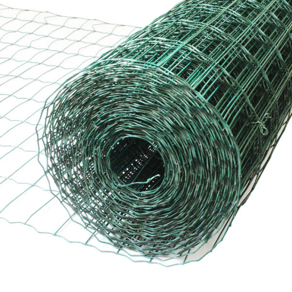 Green PVC Welded Fencing Mesh | 100mm & 50 x 100mm Hole Mesh - Image 14