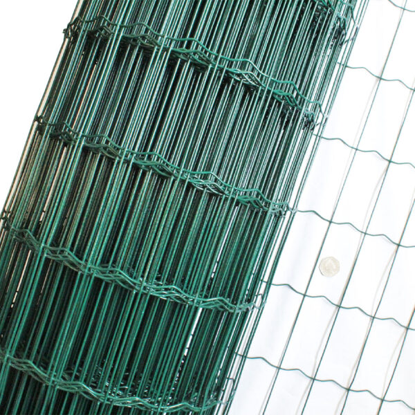 Green PVC Welded Fencing Mesh | 100mm & 50 x 100mm Hole Mesh - Image 16