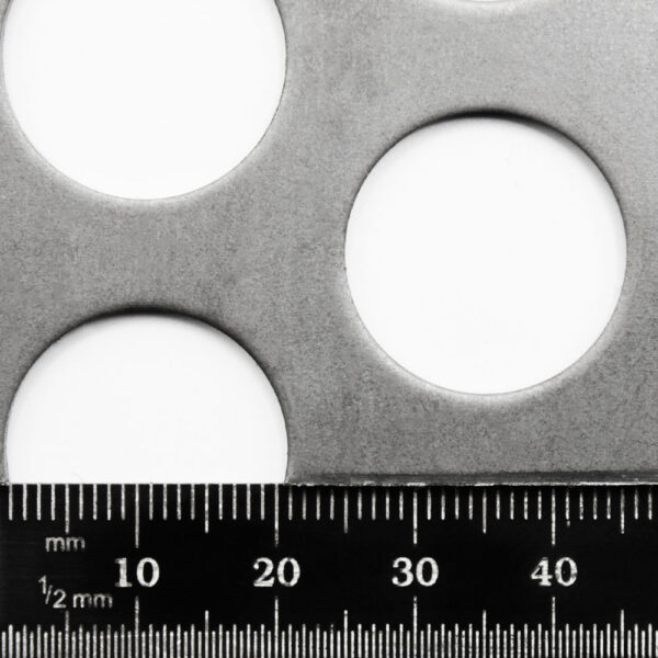 Mild Steel Perforated Sheet Metal | Round Hole Pattern