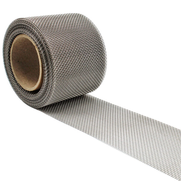 2mm Stainless Steel Metallic Mesh Wire Gauze | Short Width & Long Length Rolls