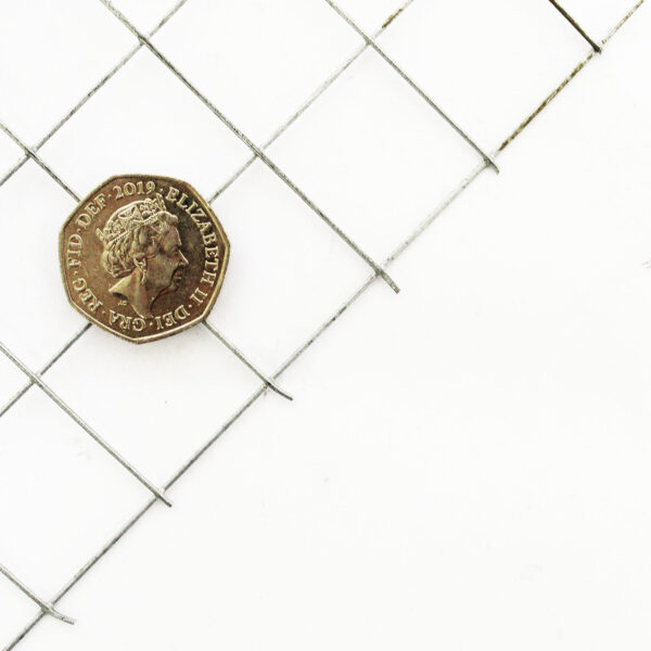 Galvanised Steel Welded Metallic Mesh | 1" x 19 Gauge Mesh - Image 2