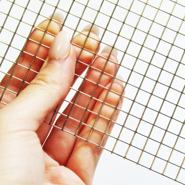 Stainless Steel Welded Metallic Mesh | 1/4" Hole x 0.7mm Wire - Image 6
